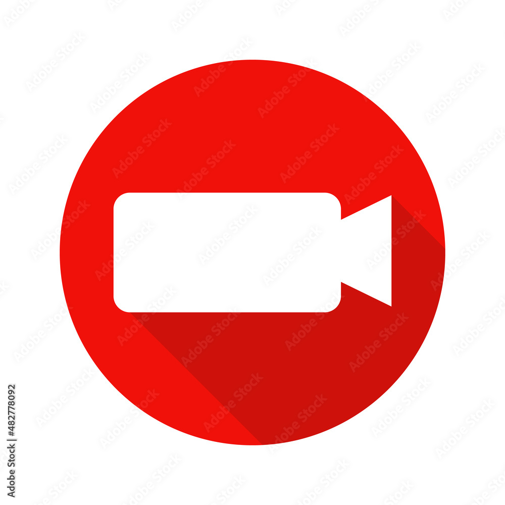 Modern video camera icon. Vector. Modern video camera icon. Vector.