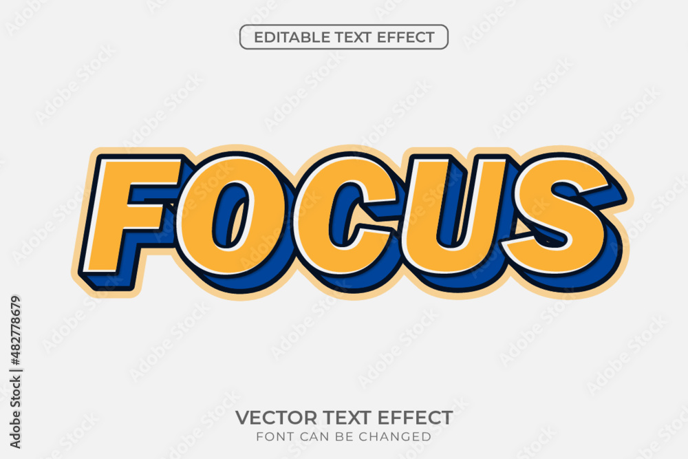 Focus Text Effect