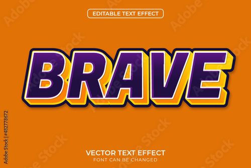 Brave Text Effect