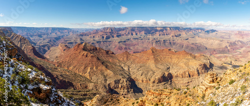 Snow in Grand Canyon National Park, USA