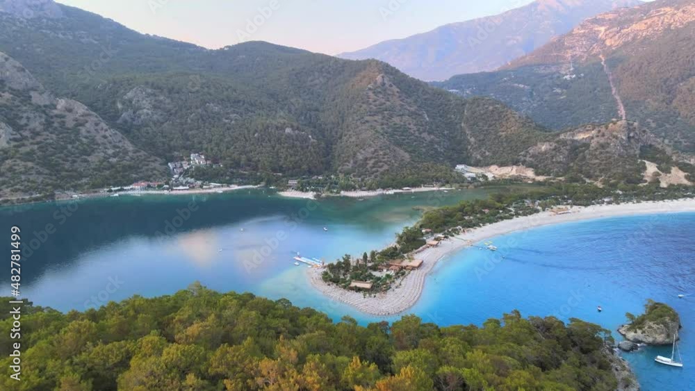 One of the most popular beach in Turkey Oludeniz blue lagoon One of the most popular beach in Turkey Oludeniz blue lagoon