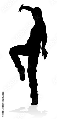 Street Dance Dancer Silhouette