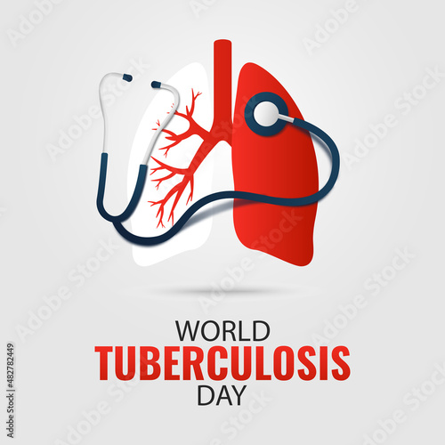 Vector Illustration of World Tuberculosis Day
