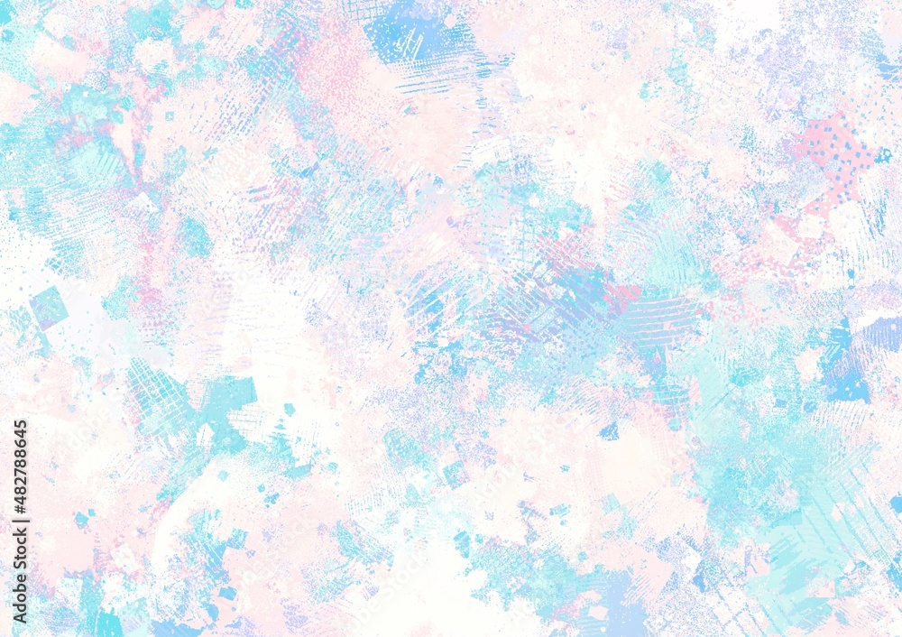 幻想的な水色の水彩テクスチャ背景
幻想的な水色の水彩テクスチャ背景