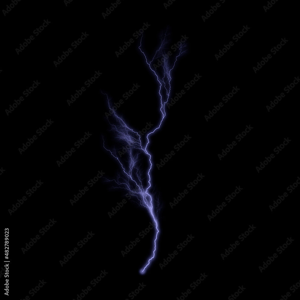 Lightnings, thunderbolt strikes during storm at night. Lightnings, thunderbolt strikes during storm at night.