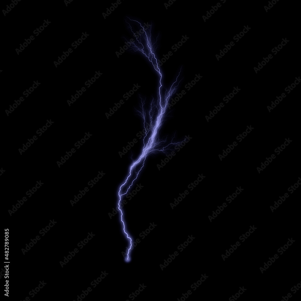 Lightnings, thunderbolt strikes during storm at night. Lightnings, thunderbolt strikes during storm at night.