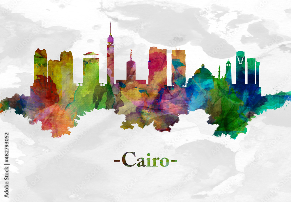 Fototapeta premium Cairo Egypt skyline