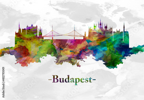 Budapest Hungary skyline