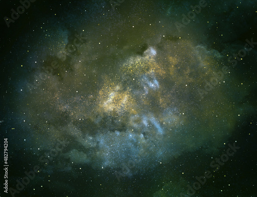Fototapeta Naklejka Na Ścianę i Meble -  Night sky with stars as background. Universe