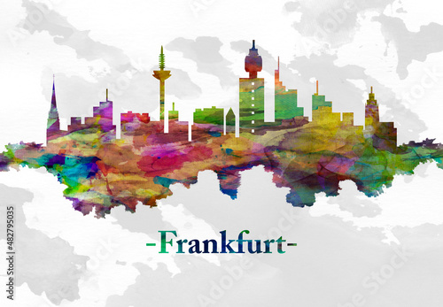 Frankfurt Germany  #482795035