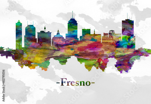 Fresno California skyline photo
