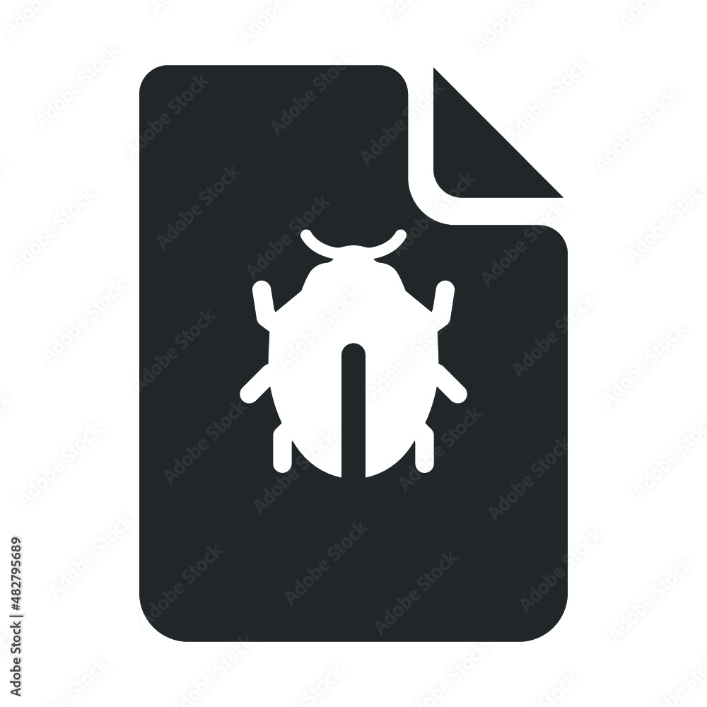 Bug testing report icon Bug testing report icon