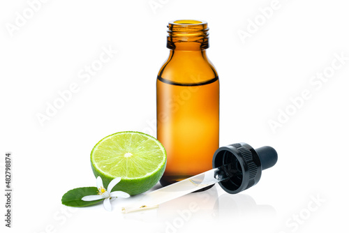 essential oil and lemon lime photo