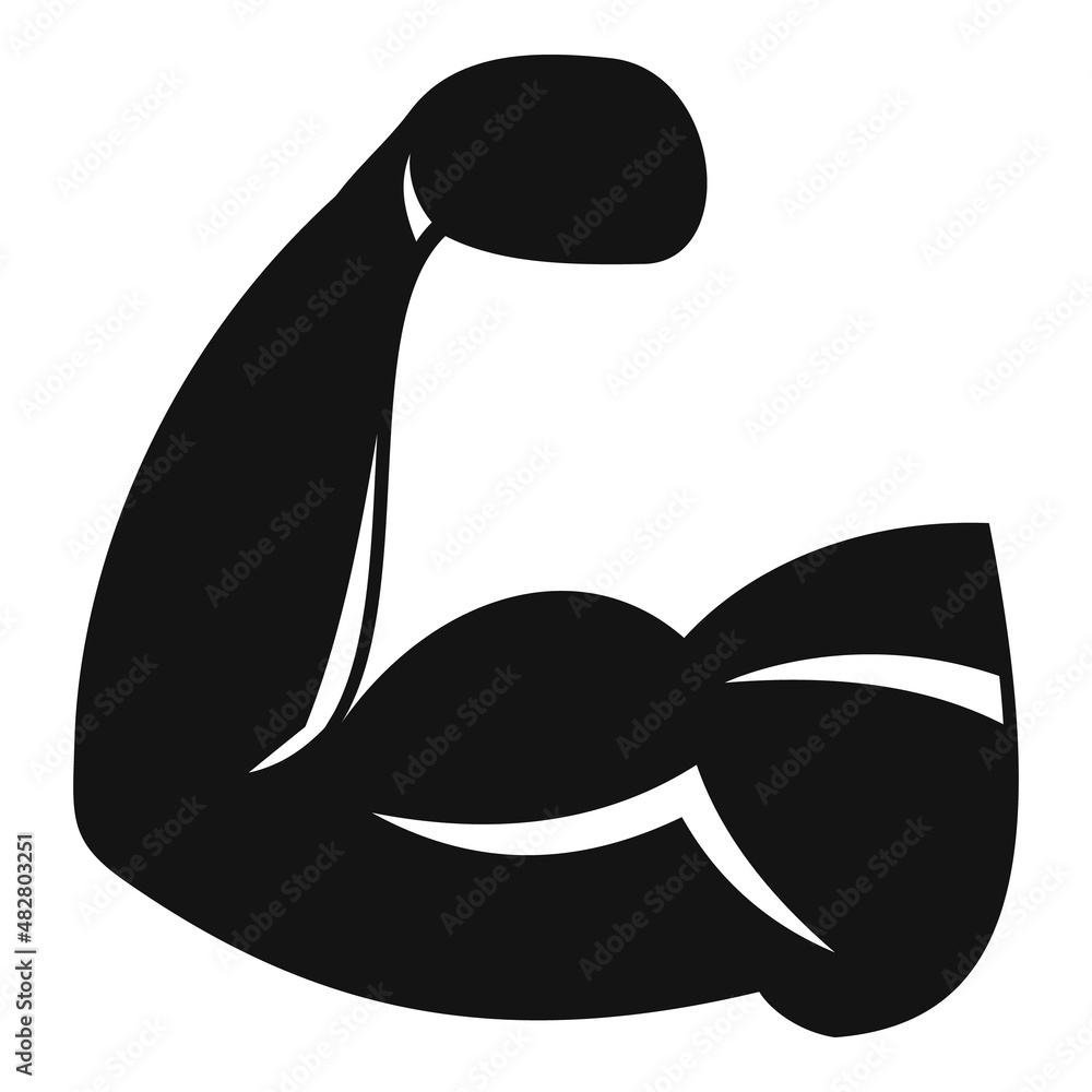 Healthy muscle icon simple vector. Sport diet Healthy muscle icon simple vector. Sport diet