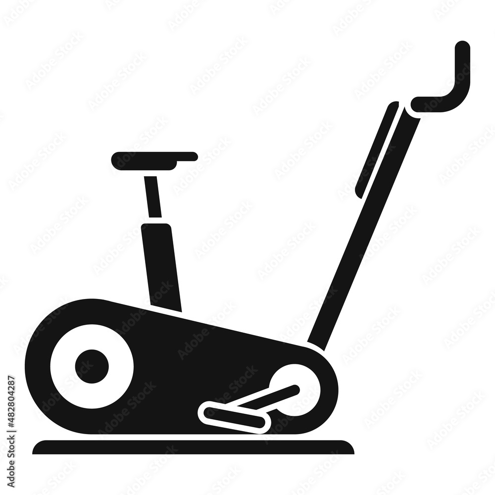 Exercise bike icon simple vector. Active sport Exercise bike icon simple vector. Active sport
