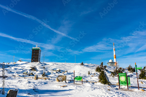 Unterwegs in der wunderschönen Winterlandschaft durch den schönen Harz am Brocken - Sachsen-Anhalt