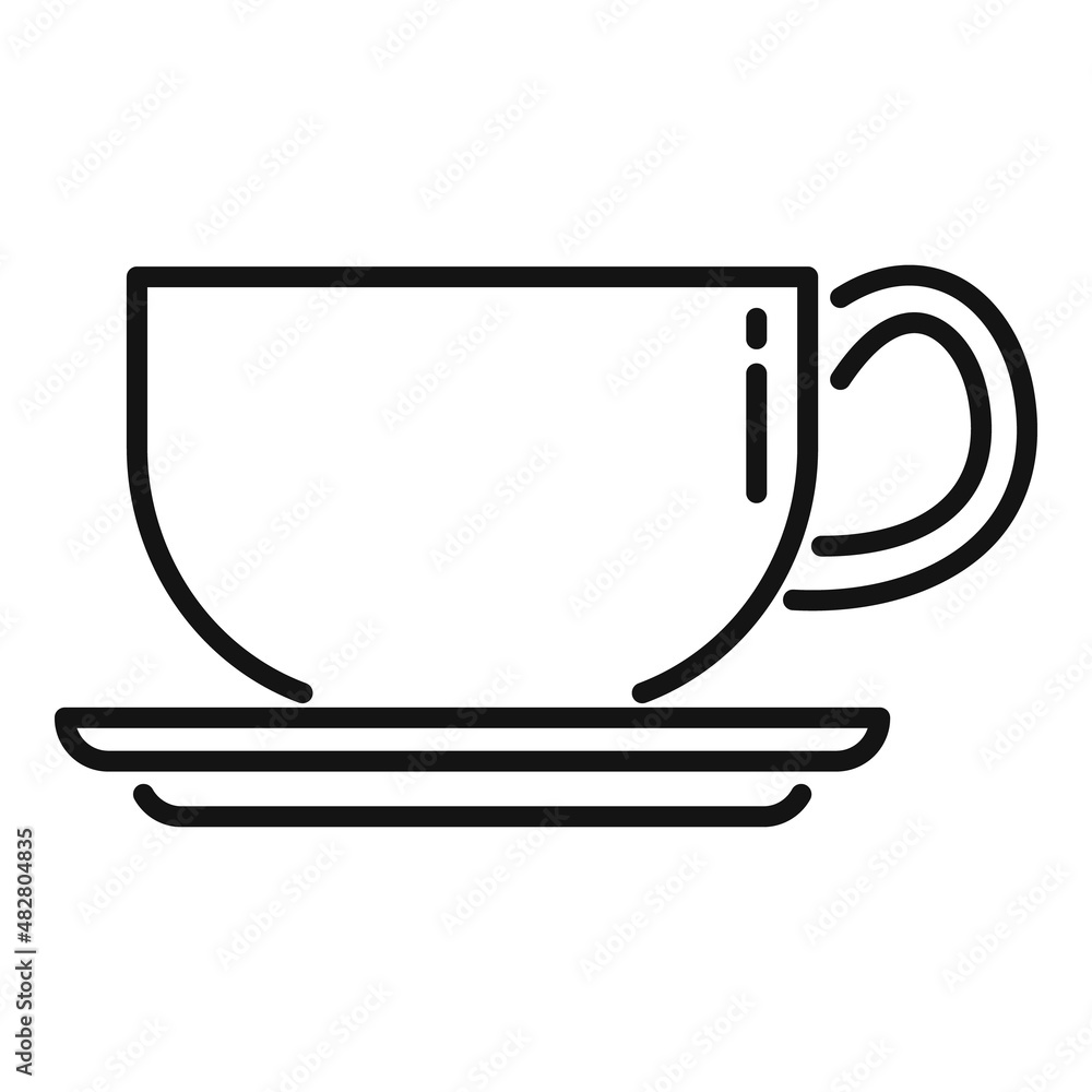 Hot coffee cup icon outline vector. Diet nutrition Hot coffee cup icon outline vector. Diet nutrition