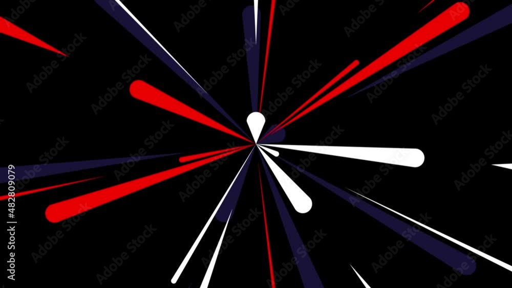 Abstract flight in retro neon hyper warp space in the tunnel 3d illustration