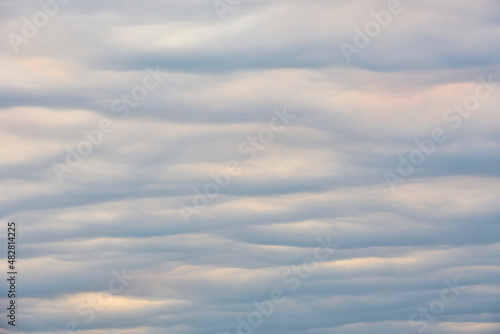 Clouds in the sky at the end of the day. © Sjoerd