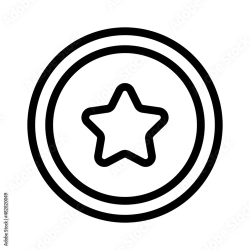 star icon - outline style