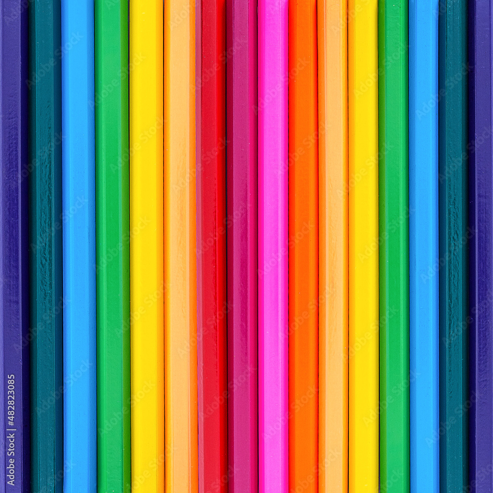 Abstract background - colored pencils arranged vertically. Abstract background - colored pencils arranged vertically.