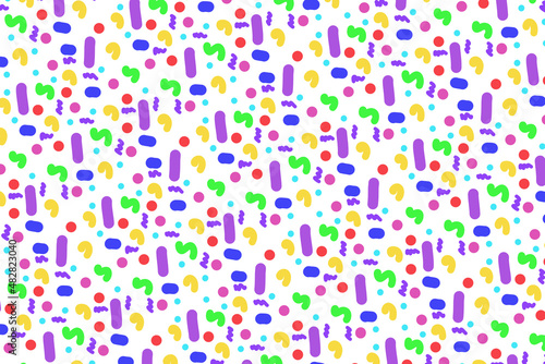 Seamless abstract pattern - festive multicolored background.