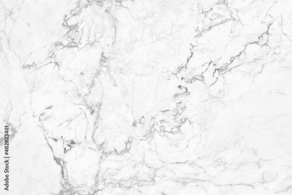 White marble texture background pattern with high resolution.