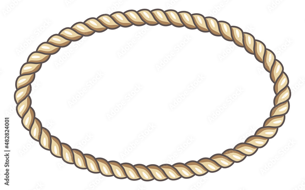 Rope Oval Border