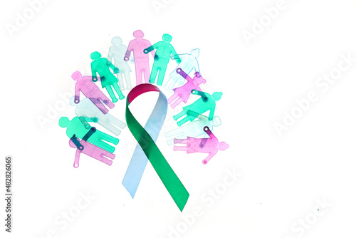 Slika na platnu Rare Disease Day Background