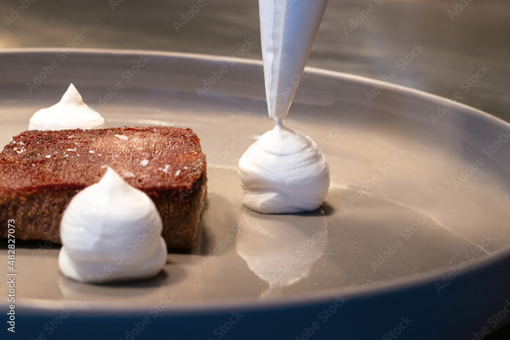 Fototapeta premium coconut milk and coconut