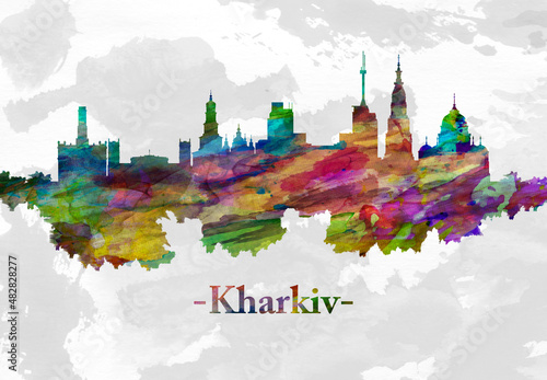 Kharkiv Ukraine skyline