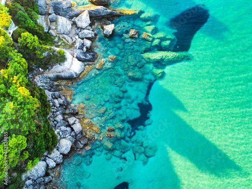 Fototapeta Naklejka Na Ścianę i Meble -  Sea coast at Corfu, Greece