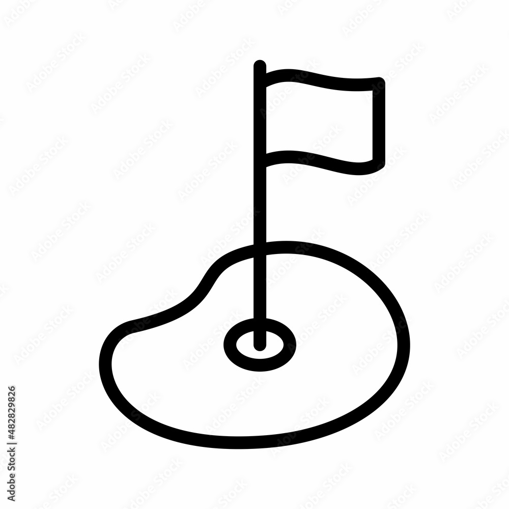 Golf Flag Icon Design Vector Logo Template Illustration Sign And Symbol Golf Flag Icon Design Vector Logo Template Illustration Sign And Symbol