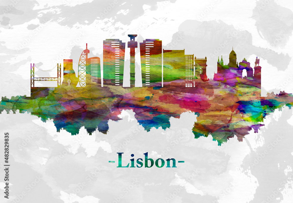 Fototapeta premium Lisbon Portugal skyline