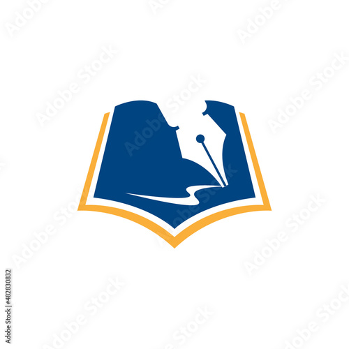 Educational logo learning logo vector