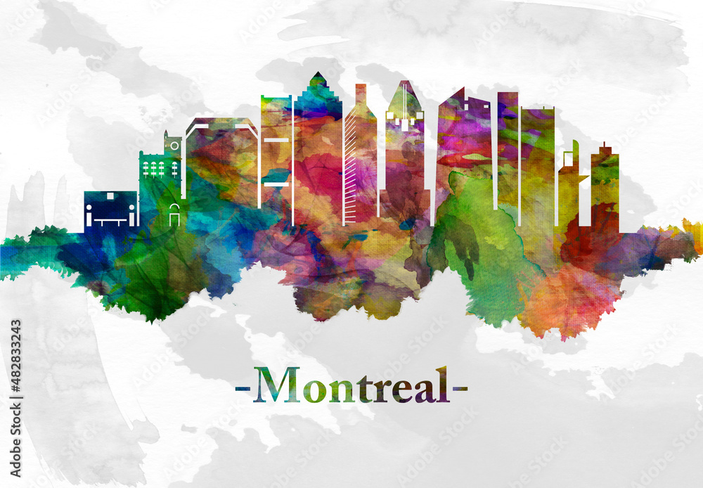 Fototapeta premium Montreal Canada skyline