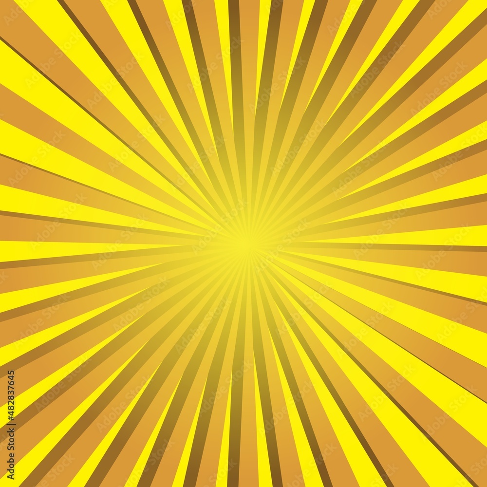 Obraz premium Abstract background with sun ray and dots. Summer vector illustration