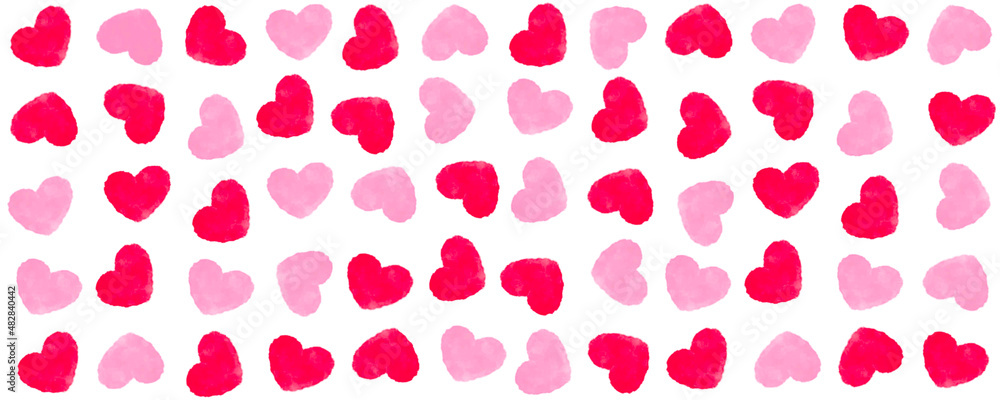 seamless pattern background with heart