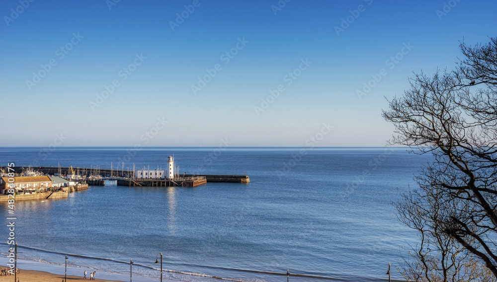 Fototapeta premium Scarborough panorama.
