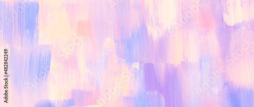 Pastel acrylic texture painting abstract banner background. Handmade, organic, original with high resolution scanned file technique.
