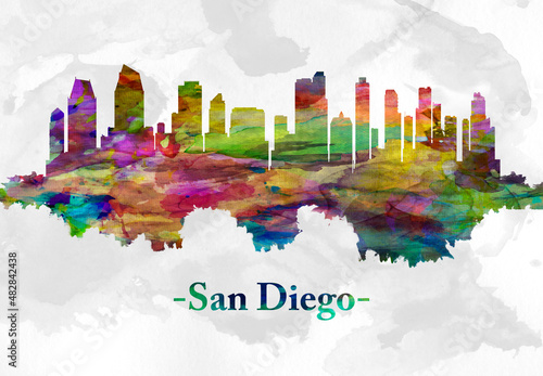 San Diego California skyline photo