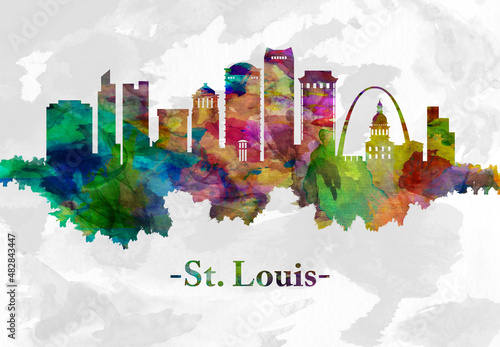 St. Louis Missouri skyline photo