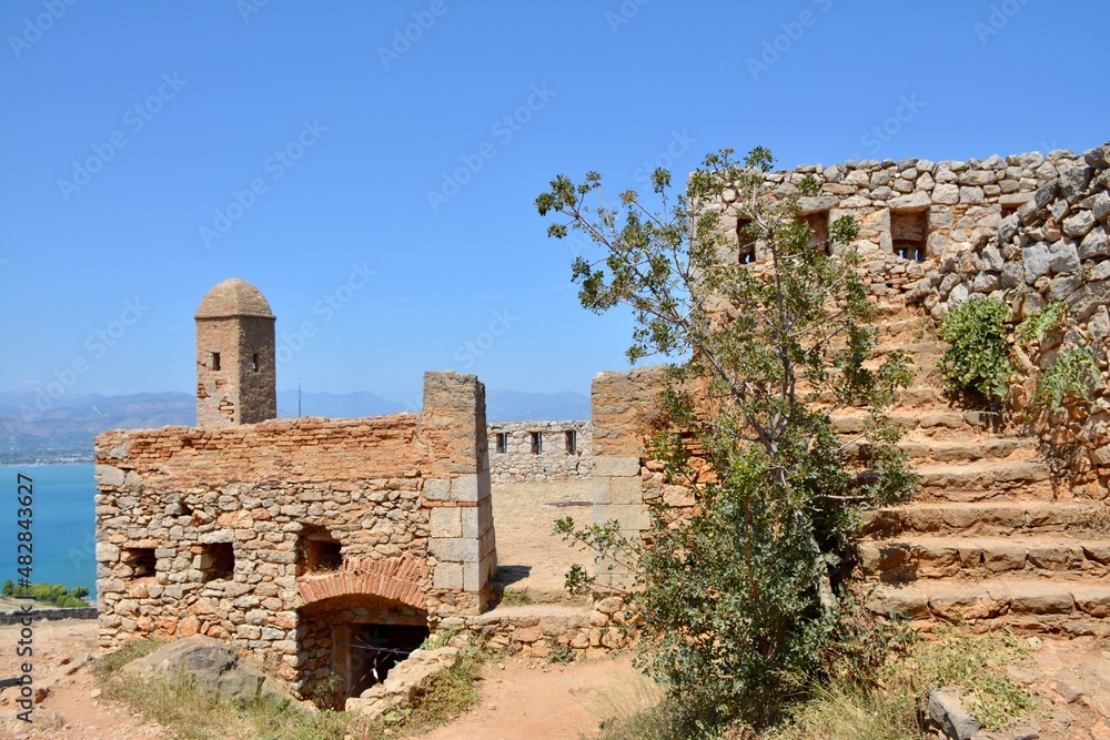 old castle in the mountains