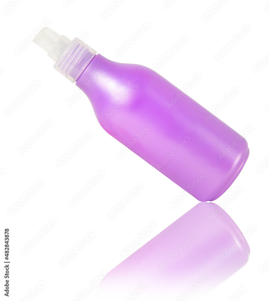Hair mask in purple jar isolated on white background. Hair mask in purple jar isolated on white background.