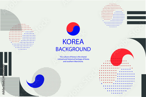 Traditional Korean Style Pattern Vactor