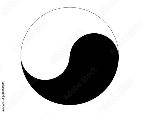 Fotografie yin yang symbol
