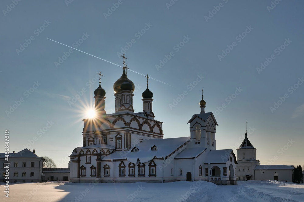Obraz premium An Orthodox monastery founded in 1427