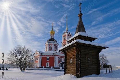 An Orthodox monastery founded in 1427