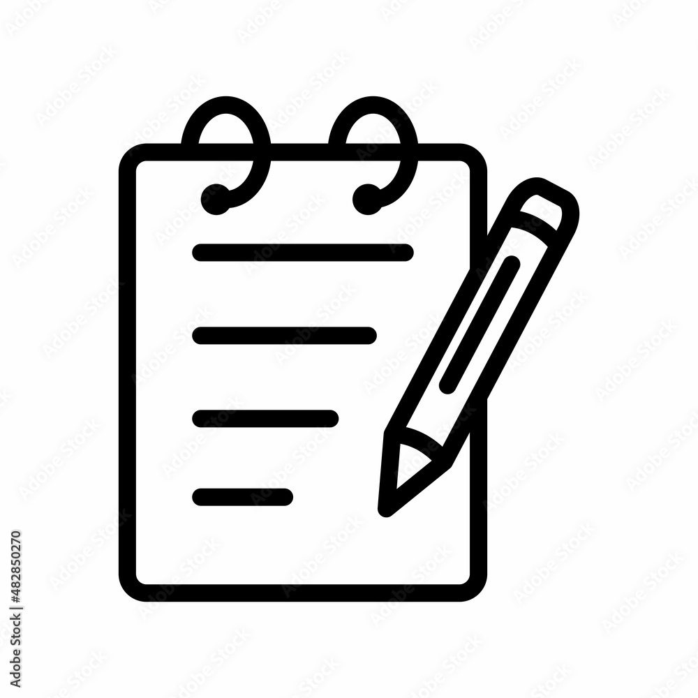 Notebook Icon Design Vector Logo Template Illustration Sign And Symbol Notebook Icon Design Vector Logo Template Illustration Sign And Symbol