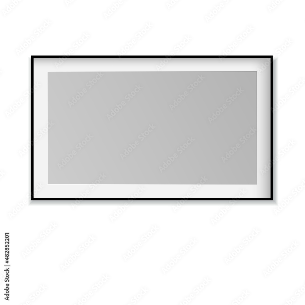 poster frame isolated on a orange background poster frame isolated on a orange background